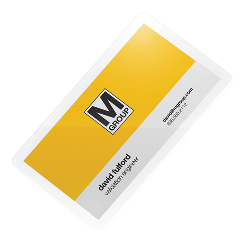 Pochettes lamin&eacute;es pour cartes d'affaires Swingline UltraClear Pronet Distribution