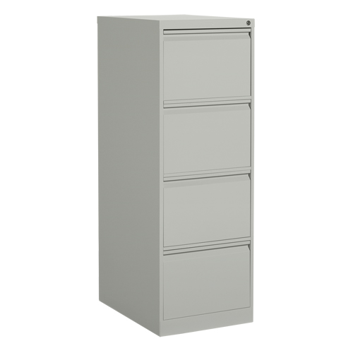 Classeur vertical, Acier, 4 tiroirs, 18-1/7" la x 25" p x 52" h, Gris Pronet Distribution
