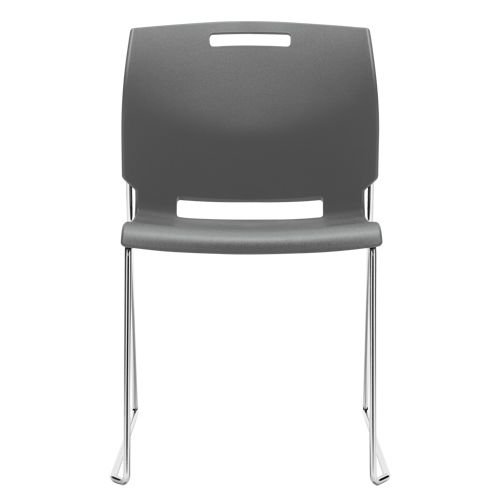 Chaise, Plastique, Hauteur 32-1/2", Capacit&eacute; 300 lb, Gris Pronet Distribution