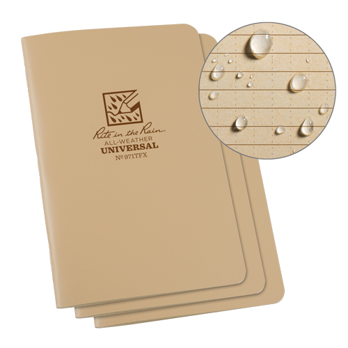Carnet de notes, Couverture souple, Havane, 48 Pages, 4-5/8" , 7"  Pronet Distribution