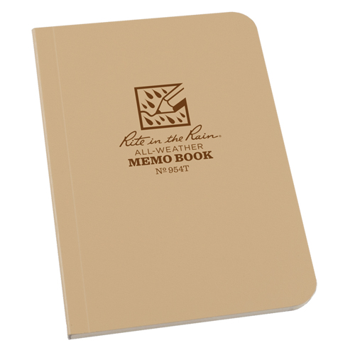 Livre m&eacute;mo, Couverture souple, Havane, 112 Pages, 3-1/2" , 5"  Pronet Distribution