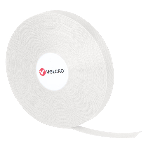 Attaches QWIK, Boucle et crochet, 25 vg x 3/4", Auto-aggripant, Blanc Pronet Distribution
