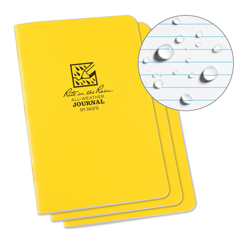 Carnet de notes, Couverture souple, Jaune, 48 Pages, 4-5/8" , 7"  Pronet Distribution