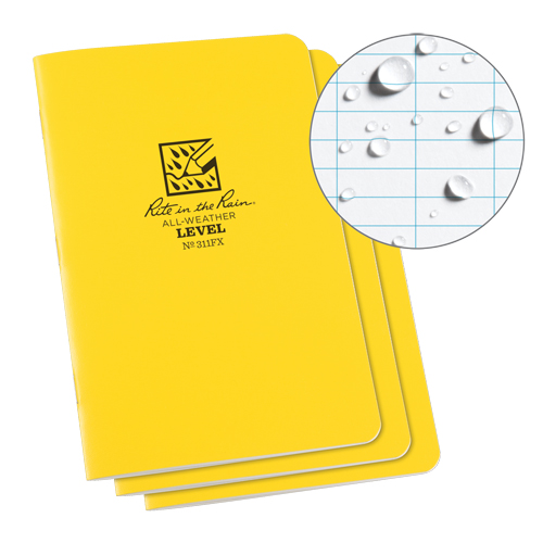 Carnet de notes, Couverture souple, Jaune, 48 Pages, 4-5/8" , 7"  Pronet Distribution