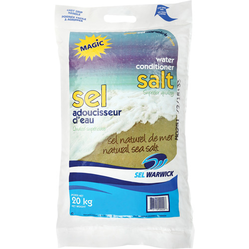 Sel adoucisseur d'eau Magic, 44,1 lb (20 kg), Sac Pronet Distribution
