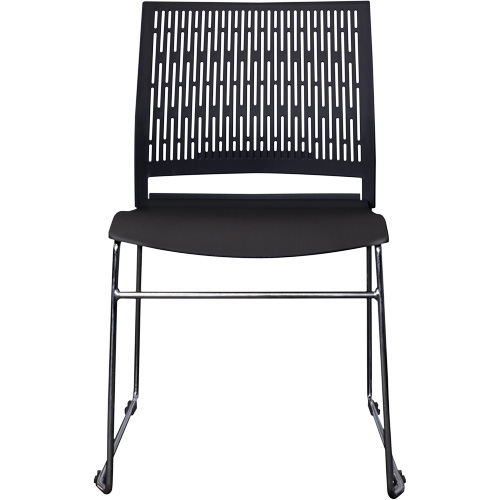 Activ Series Stacking Chairs, Polypropylene, 32-3/8" High, 275 lbs. Capacity, Black Pronet Distribution