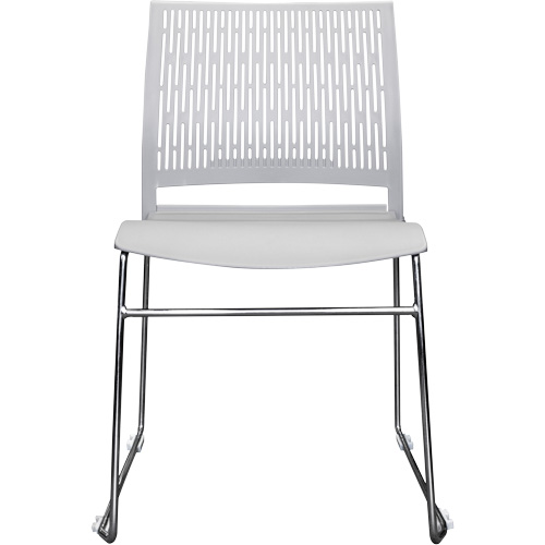 Chaises empilables s&eacute;rie Activ, Polypropyl&egrave;ne, Hauteur 32-3/8", Capacit&eacute; 275 lb, Gris Pronet Distribution
