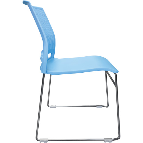 Activ Series Stacking Chairs, Polypropylene, 32-3/8" High, 275 lbs. Capacity, Blue Pronet Distribution