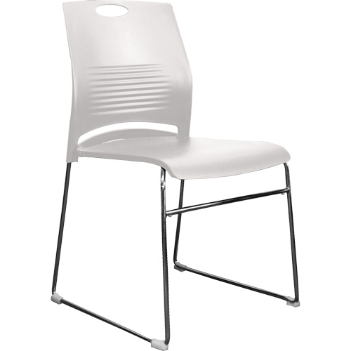 Activ Series Stacking Chairs, Plastic, 23" High, 275 lbs. Capacity, White Pronet Distribution
