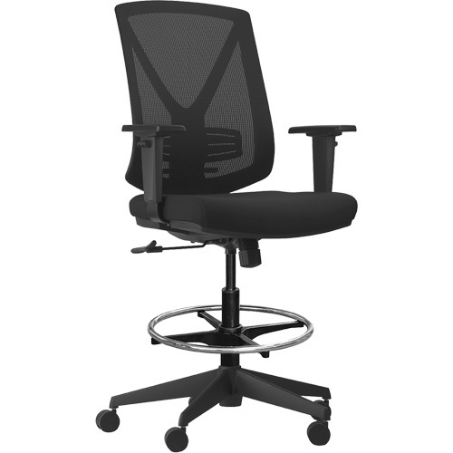 Activ Series Premium Synchro-Tilt Adjustable Chair, Fabric/Mesh, Black, 275 lbs. Capacity Pronet Distribution