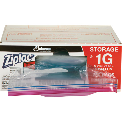 Sacs d'entreposage alimentaire &agrave; double fermeture &agrave; glissi&egrave;re de Ziploc Pronet Distribution