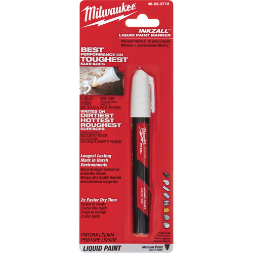 Inkzall Paint Marker, Liquid, White Pronet Distribution