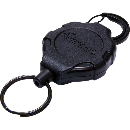 Ratch-It Locking Keychain, Plastic, 48" Cable, Carabiner Attachment Pronet Distribution