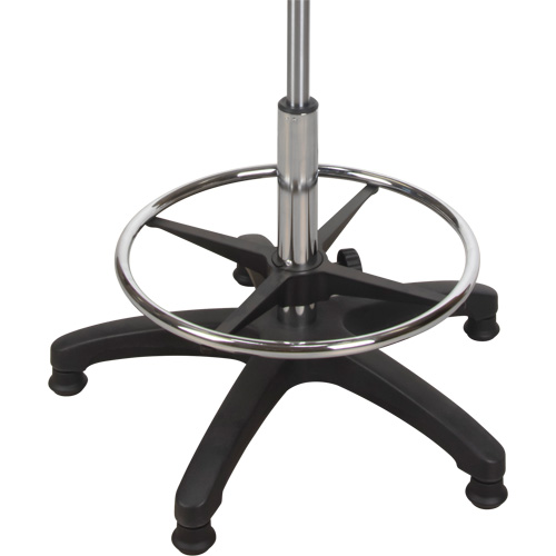 Tabouret ergonomique robuste avec accoudoirs r&eacute;glables, Stationnaire, Ajustable Hauteur, Capacit&eacute; 250 lb Pronet Distribution