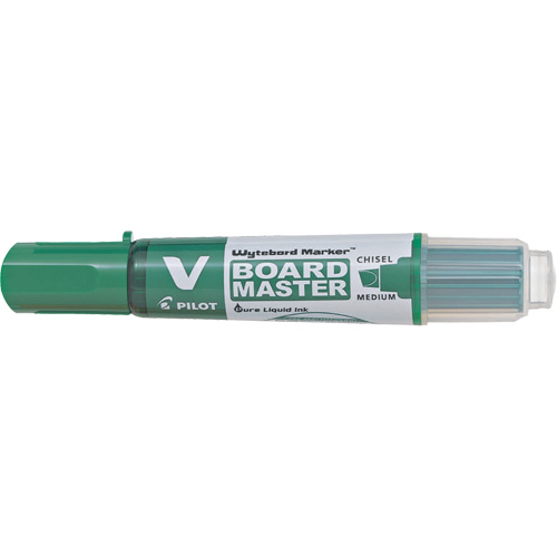 Vboard Master White Board Marker, Green, Chisel Tip Pronet Distribution