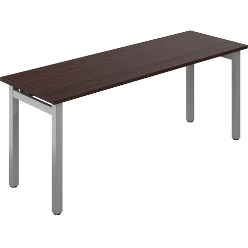 Newland Table Desk, 29-7/10" L x 72" W x 29-3/5" H, Dark Brown Pronet Distribution
