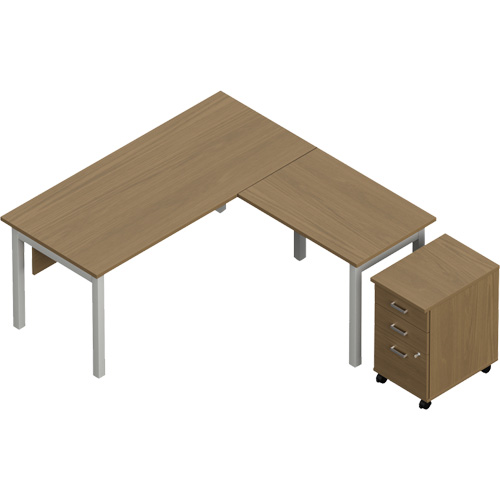 Bureau en "L" avec caisson Newland Pronet Distribution