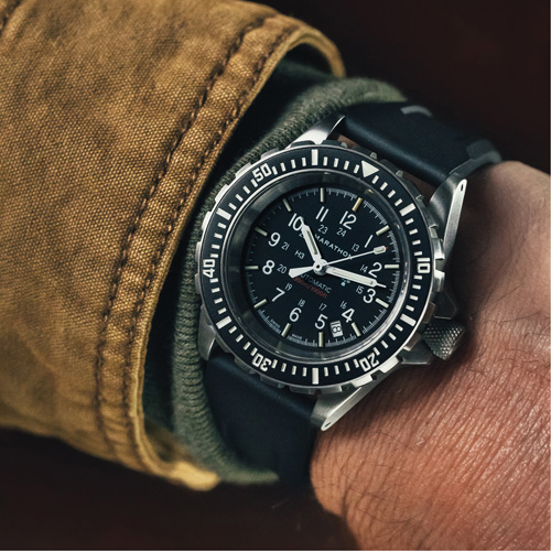 Grande montre automatique de plong&eacute;e, Num&eacute;rique, &agrave; piles, 41 mm, Noir Pronet Distribution