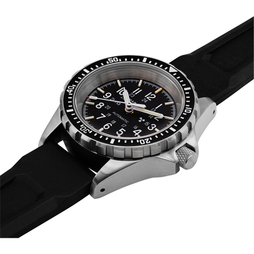 Tr&egrave;s grande montre chronographe automatique pour plongeur/pilote d'avion, Num&eacute;rique, &agrave; piles, 46 mm, Noir Pronet Distribution
