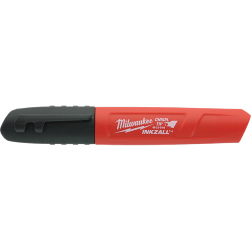 Inkzall Permanent Marker, Black, Chisel Tip Pronet Distribution