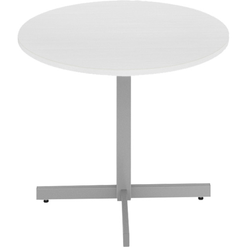 Table ronde &agrave; hauteur r&eacute;glable Newland, 36" lo x 36" la x 29" h, Dessus de 1", Stratifi&eacute;/Polypropyl&egrave;ne, Blanc Pronet Distribution