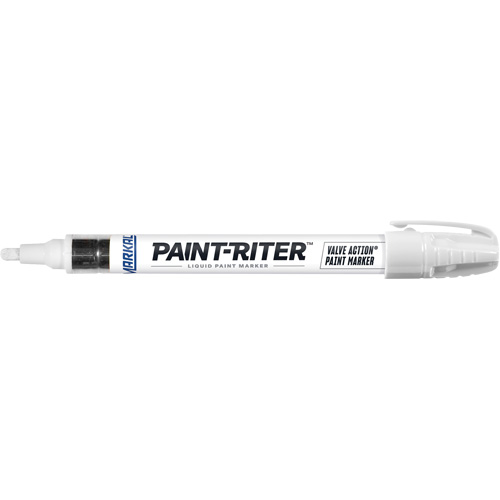 Marqueur &agrave; peinture Paint-Riter Valve Action, Liquide, Blanc Pronet Distribution