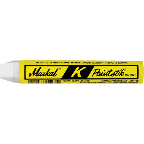 K Paintstik&reg; Paint Marker, Solid Stick, White Pronet Distribution