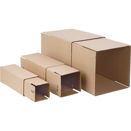 Boîtes ondul&eacute;es t&eacute;lescopiques, 8" la x 8" lo, Gamme de hauteur de 24" - 48" Pronet Distribution