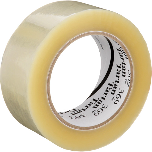 Tartan 369 Box Sealing Tape, Acrylic Adhesive, 1.6 mils, 48 mm (1-22/25") x 100 m (328') Pronet Distribution