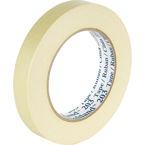 Highland 203 Masking Tape, 12 mm (1/2") x 55 m (180'), Beige Pronet Distribution