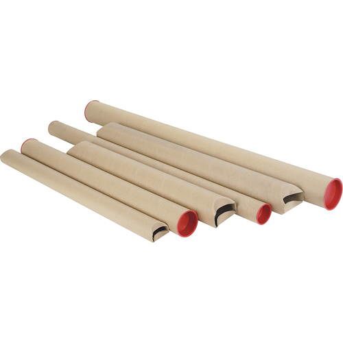Snap-Seal Mailing Tubes, 2" W x 18" L Pronet Distribution