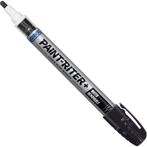 Paint-Riter&reg;+ Water Removable Paint Marker, Liquid, Black Pronet Distribution