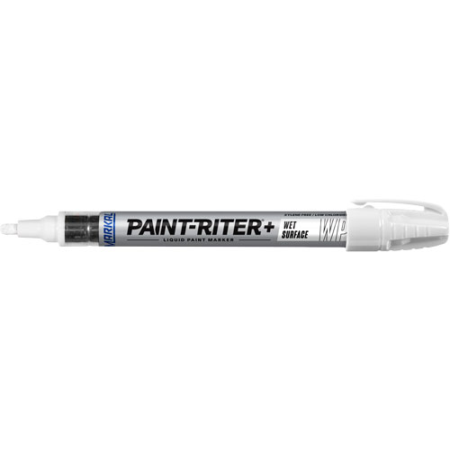 Paint-Riter&reg;+ Wet Surface Paint Marker, Liquid, White Pronet Distribution