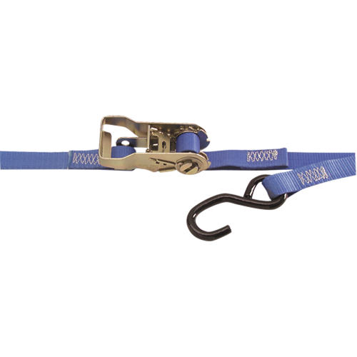 Heavy-Duty Utility Straps, S-Hook, 1" W x 15' L, 500 lbs. (230 kg) Working Load Limit Pronet Distribution