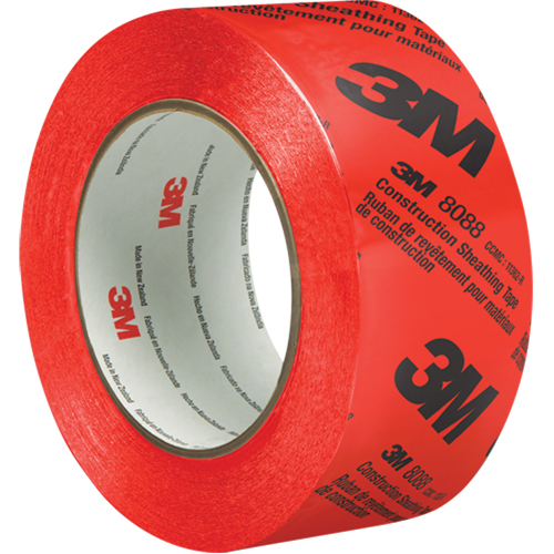Ruban de rev&ecirc;tement pour la construction 8088, 60 mm (2-3/8") x 66 m (216'), Rouge Pronet Distribution