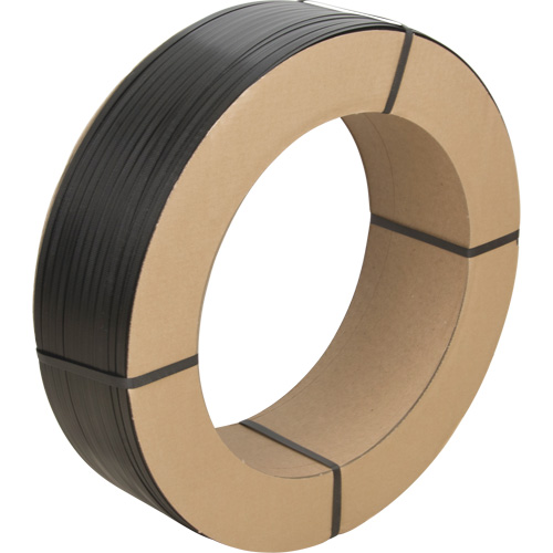Strapping, Polypropylene, 1/2" W x 5600' L, Black, Manual Grade Pronet Distribution