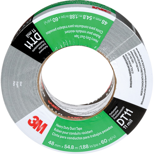 Ruban adh&eacute;sif robuste DT11, 11 mils, Argent, 48 mm (2") x 55 m (180') Pronet Distribution