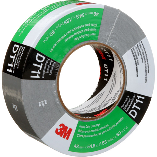 Ruban adh&eacute;sif robuste DT11, 11 mils, Argent, 48 mm (2") x 55 m (180') Pronet Distribution