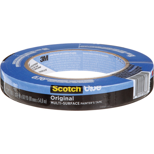 ScotchBlue Original Multi-Surface Painter's Tape 2090, 18 mm (3/4") x 54.8 m (180'), Blue Pronet Distribution