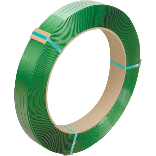 Feuillard, Polyester, 1/2" la x 3380' lo, Vert, Calibre Manuel Pronet Distribution