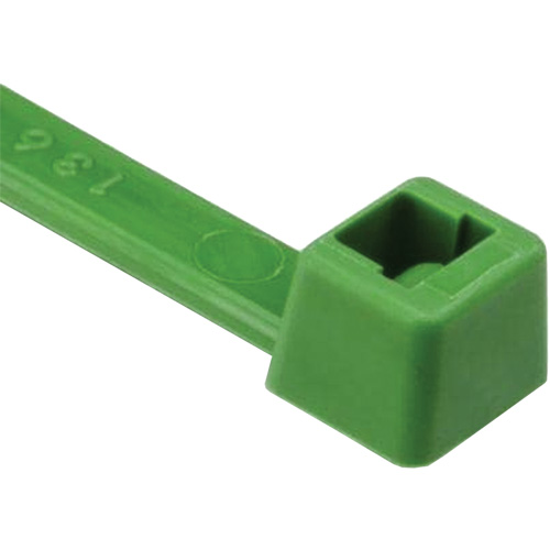 Attaches de c&acirc;bles s&eacute;rie T, Longueur 8", R&eacute;sistance &agrave; la traction 50 lb, Vert Pronet Distribution