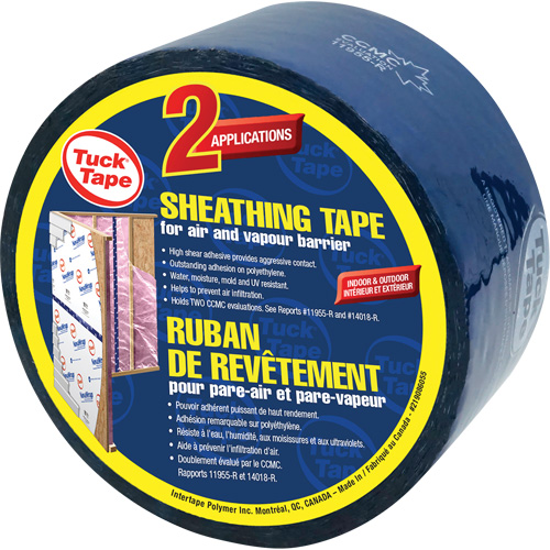 Ruban de rev&ecirc;tement pour entrepreneurs, 60 mm (2-3/8") x 0,0 m (0,0'), Bleu Pronet Distribution