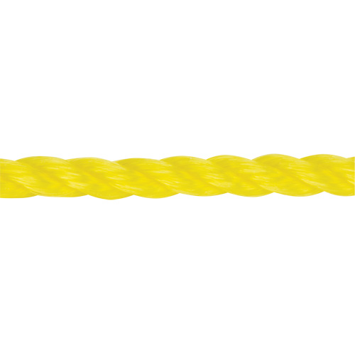 3/8" Braided Yellow Rope, Polypropylene, 630' Pronet Distribution