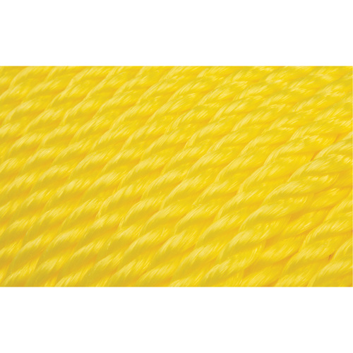3/8" Braided Yellow Rope, Polypropylene, 630' Pronet Distribution