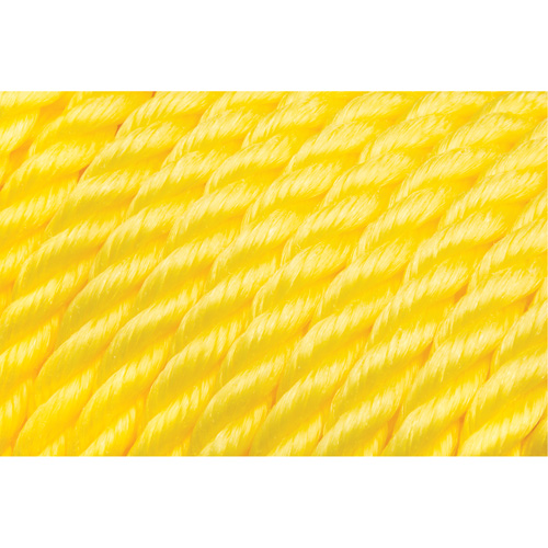 5/8" Braided Yellow Rope, Polypropylene, 200' Pronet Distribution