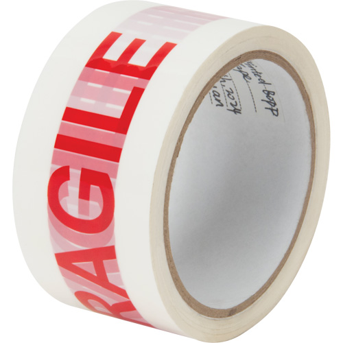 Ruban d'emballage Fragile, Adh&eacute;sif Thermofusible, 2 mils, 48 mm (2") x 100 m (328') Pronet Distribution