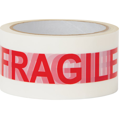 Ruban d'emballage Fragile, Adh&eacute;sif Thermofusible, 2 mils, 48 mm (2") x 100 m (328') Pronet Distribution