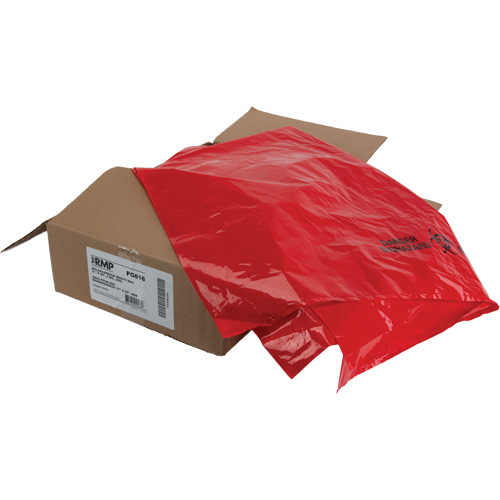 Sacs &agrave; d&eacute;chets, Biorisque, 50" lo x 37" la, 2 mils Pronet Distribution