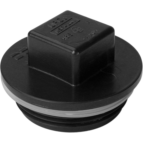 Threaded Plug, Cleanout, 1-1/4" Dia., Plastic Pronet Distribution