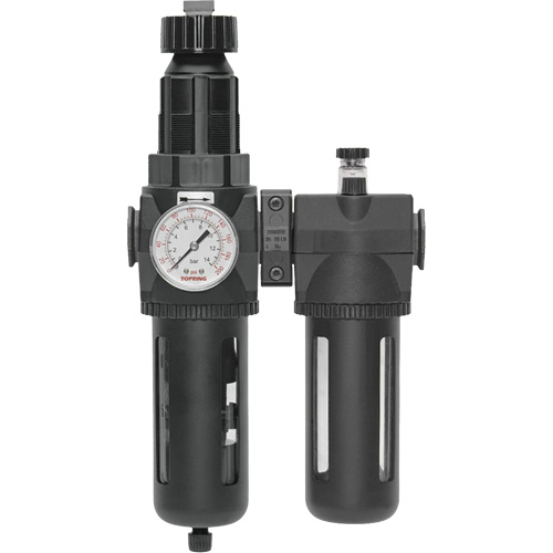 Filtre/d&eacute;tendeur & lubrificateur Modulair 400 avec jauge & bol standard, 1/2" NPTF Pronet Distribution